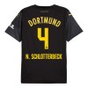 Officiële Voetbalshirt + Korte Broek Borussia Dortmund N. Schlotterbeck 4 Uit 2024-25 - Kids